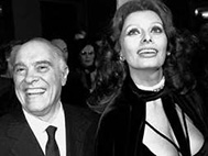 Карло Понти (Carlo Ponti) и Софи Лорен (Sophia Loren)